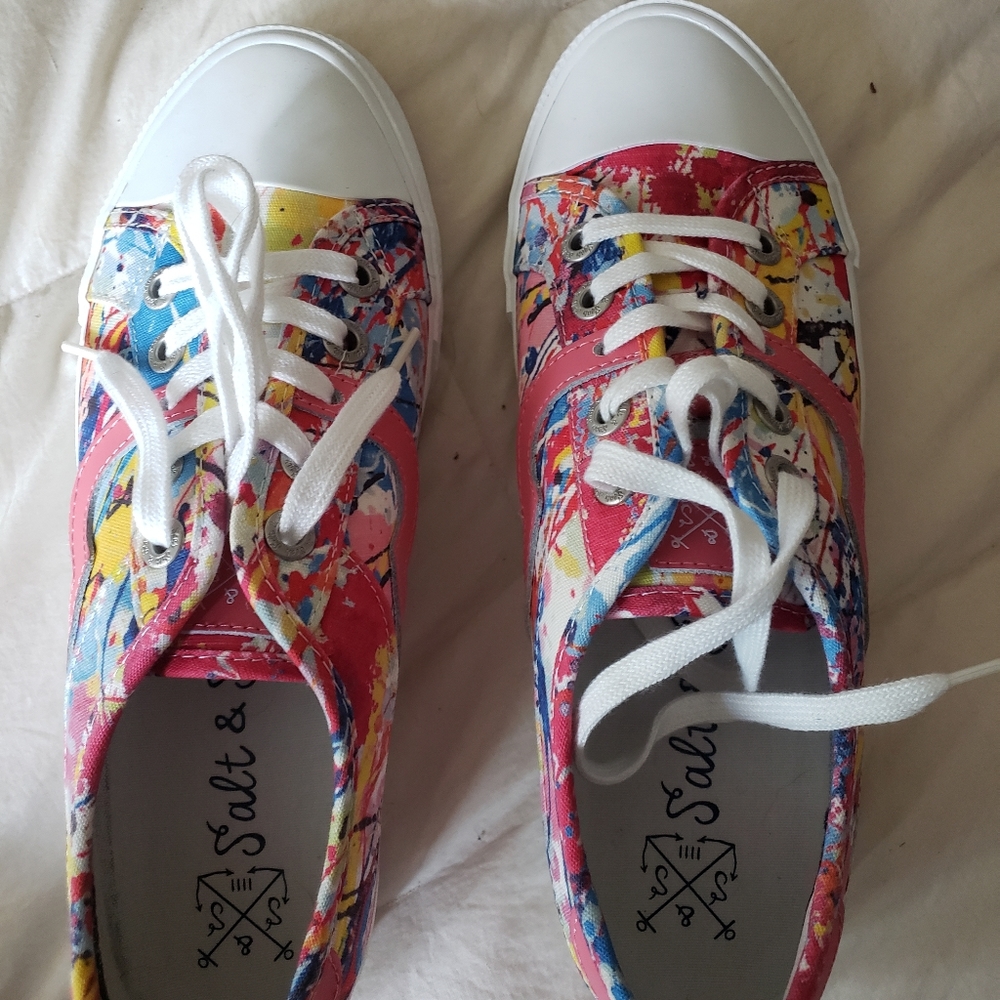 Salt & Seas Multi colored Sneakers Sz 9.5